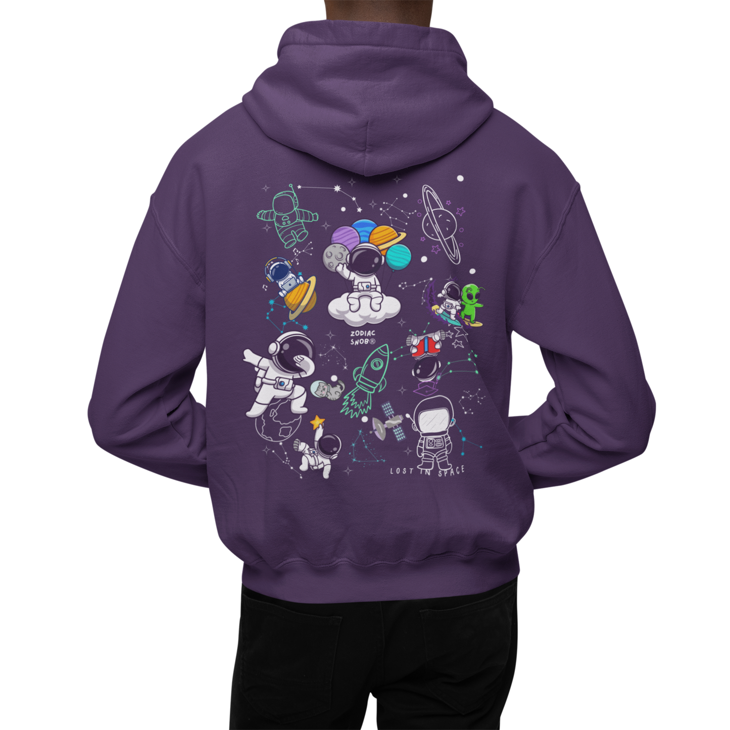 Spaced Out Zodiac Snob® Unisex Hoodie