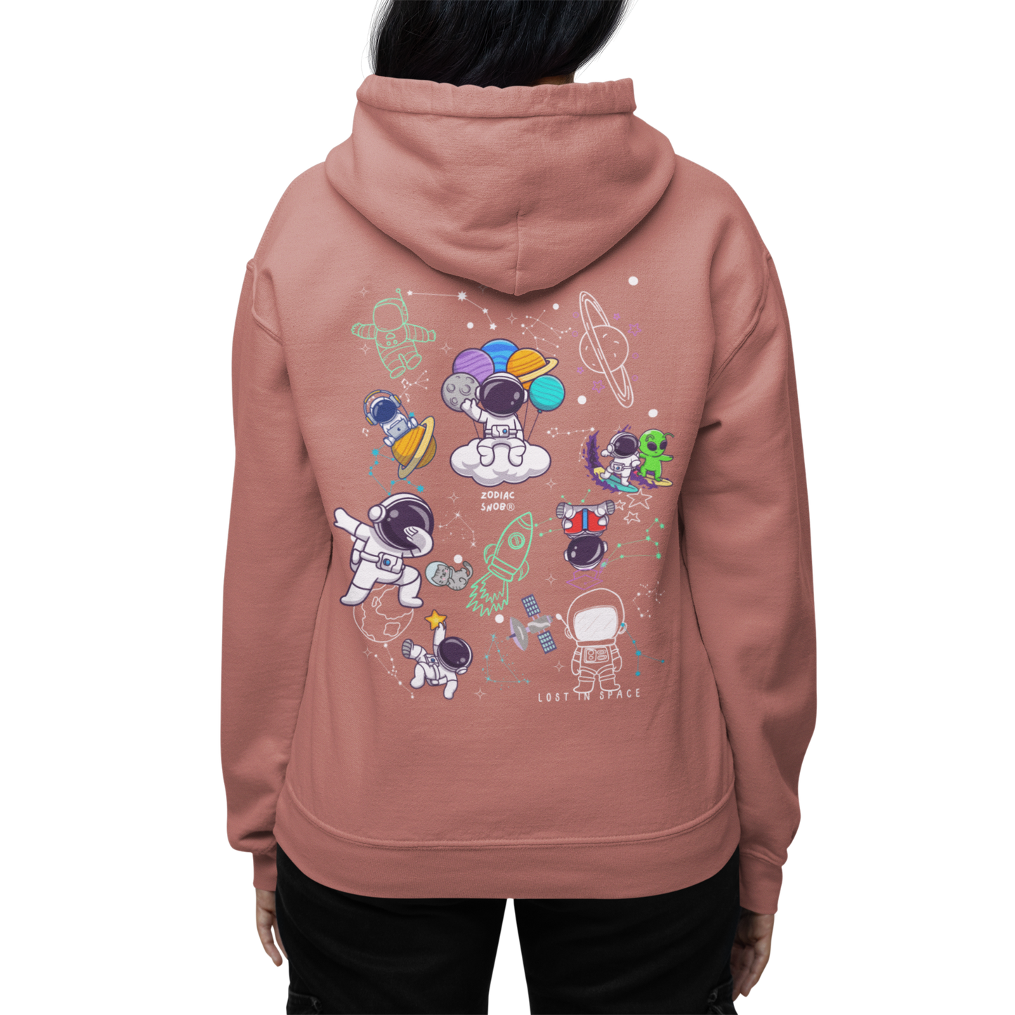 Spaced Out Zodiac Snob® Unisex Hoodie