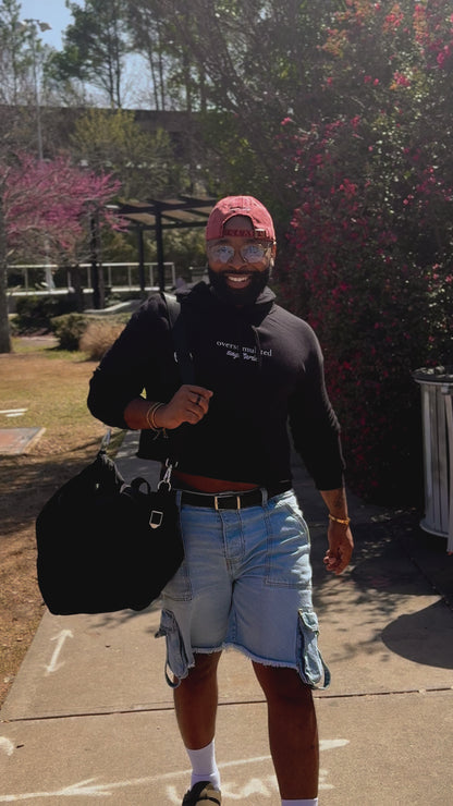 Overstimulated Cancer Unisex Cropped Hoodie